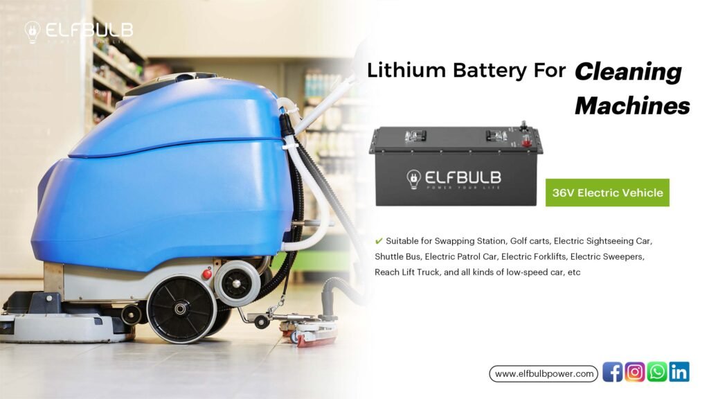 The Application of Lithium Batteries in Cleaning Machines