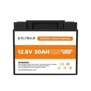 Solar System Lithium Ion Battery 12.8V 30AH 384Wh